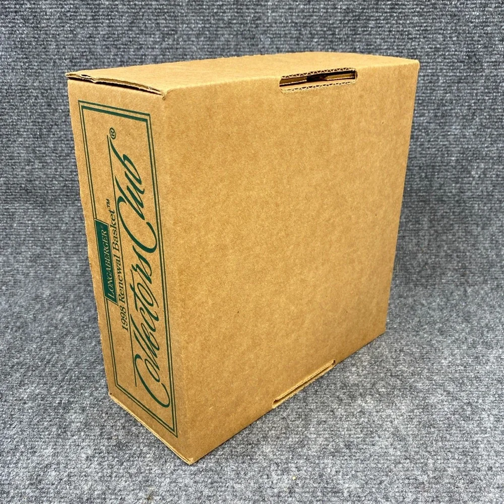 Longaberger 1998 Renewal Basket Collectors Club Edition Box Booklet